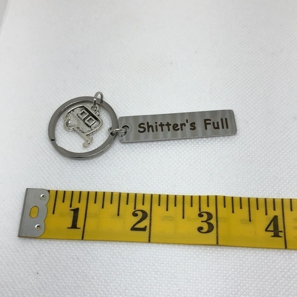 3/$25, 4/$30 Keychain “Sh*tter’s Full” Uncle Eddie Quote Key Ring